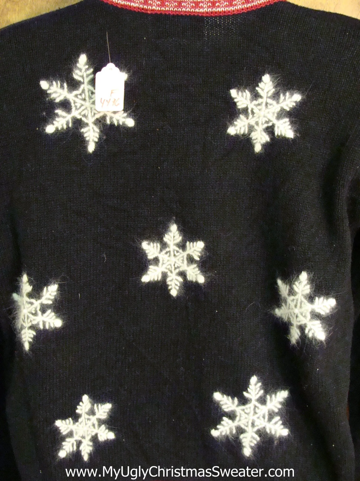 Cute 2sided Snowflakes Xmas Sweater