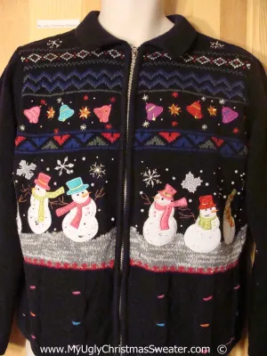 Dancing Snowmen Christmas Sweater