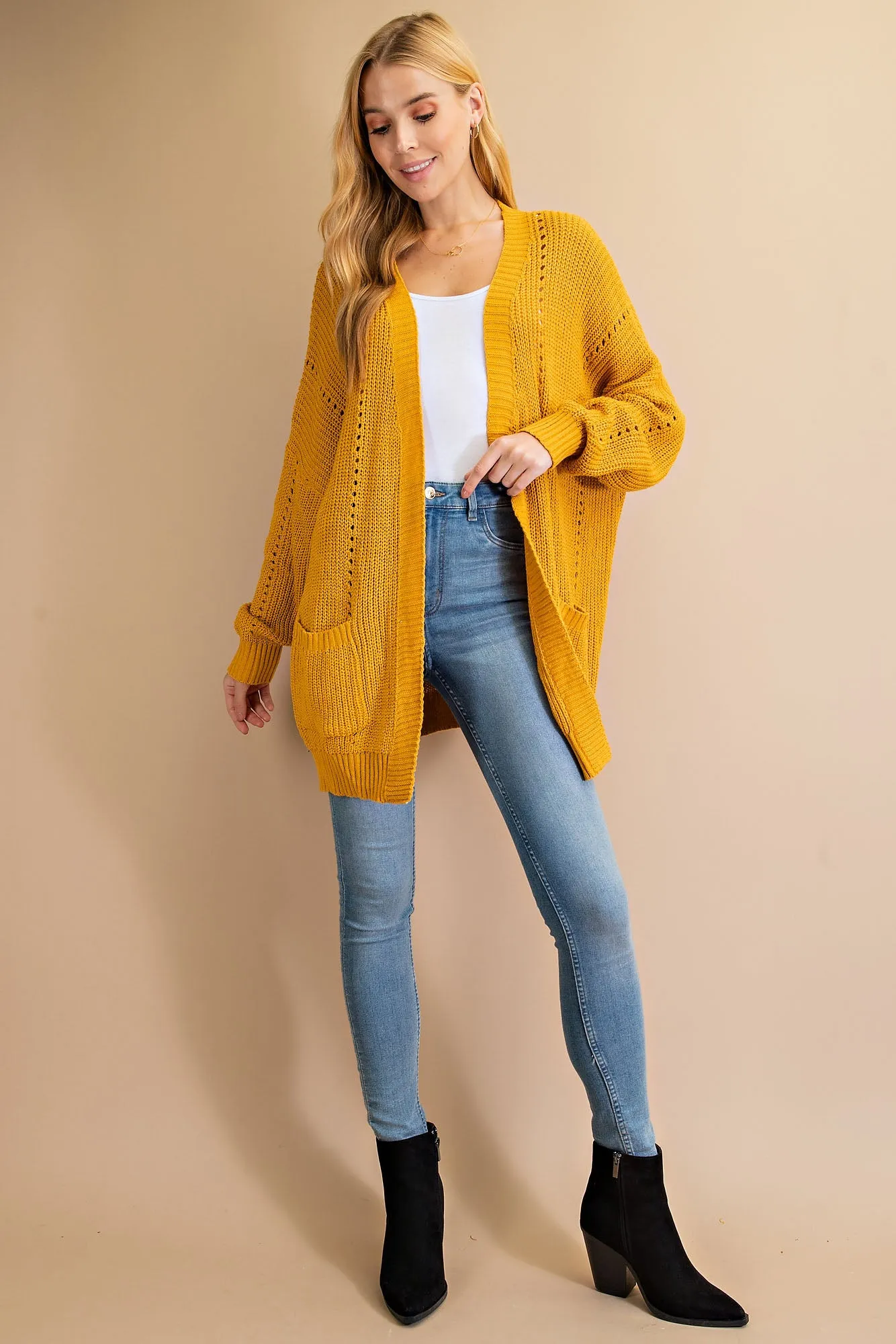 Knit Slouch Cardigan