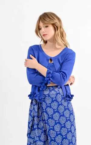 Molly Bracken Bolero Blue Cardigan & Tank Top